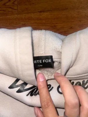 White fox beige season 7 hoodie thumbnail 3