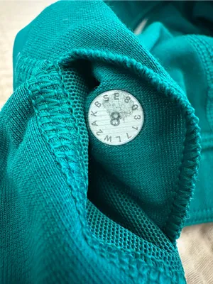LULULEMON Break Free Bra Nulux in Teal Green Sz. 8 thumbnail 6
