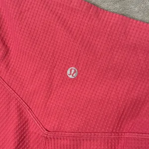 Lululemon‎ V Waist Yoga Tight 25" Grid Texture Leggings Size 8 Vintage Rose thumbnail 5