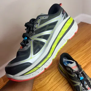 Hoka Stinson Lite Black Mesh Silver Size 12.5M NO BOX thumbnail 16
