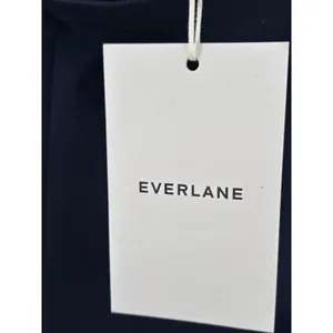Everlane The Bi-Stretch Work Pant Womens 8 Side Zip Slim Leg Navy Blue Ankle New thumbnail 3