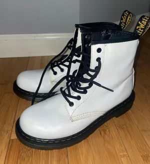 White Doc Martin Boots thumbnail 1