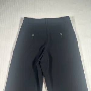 Calvin Klein Women's Size 8 Regular Black Wide-Leg Trousers Dress Pants thumbnail 12