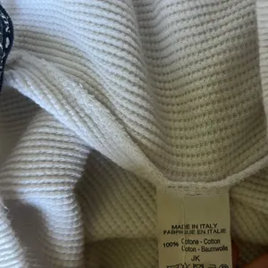 Brandy Melville White/Blue Trim Waffle Knit Lounge Shorts thumbnail 5