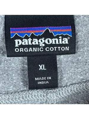 Patagonia Organic Cotton Gray Jogger Sweatpants XL Made In India thumbnail 2