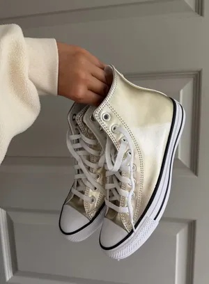 Brand New Gold High Top Converse thumbnail 1