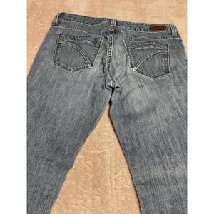 Eddie Bauer Jeans‎ Women's 6L Blue Cotton Denim Mid Rise Wide Leg Casual Bin11 thumbnail 6