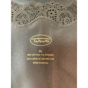 NWT Talbots Lace Tank‎ Womens XL Brown Square Neck Sleeveless Stretch Preppy thumbnail 5