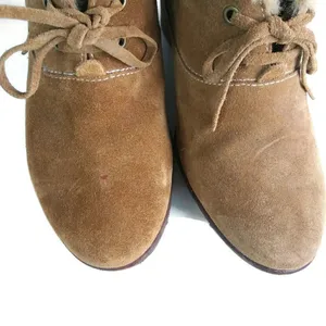 B.‎ MAKOWSKY Nellie Suede Fur Cuff Ankle Booties 9W thumbnail 5