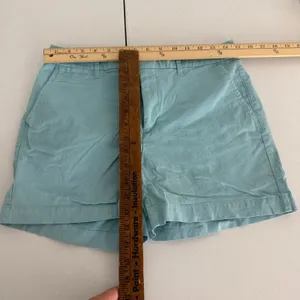 A New Day Womens Stretch Chino Shorts Light Teal Blue Size‎ 6 Mid Rise Casual Summer thumbnail 7