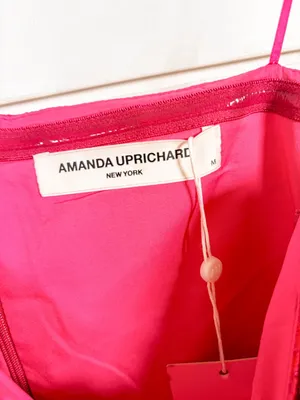 NEW Amanda Uprichard Addison Fuchsia Bubble Mini Dress, Medium, MSRP $236 thumbnail 12