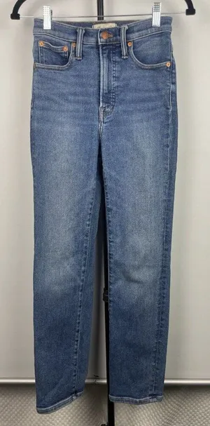 Madewell Women's Medium Blue‎ Wash Stretch The Perfect Vintage Jean Size 25 thumbnail 1