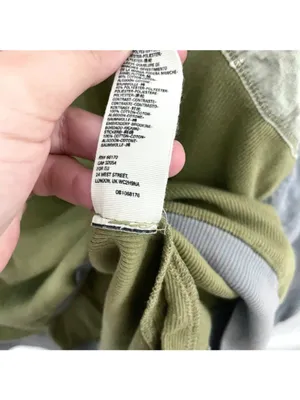 Free People We The Free Feelin It Tee Army Combo Patchwork Boho Oversize Top XS thumbnail 6