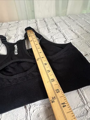 New Balance Womens Black Seamless Racerback Medium Support Sport Bra XL thumbnail 8