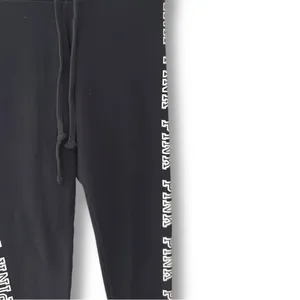 PINK Victoria's Secret | EUC Black with Plum Waistband Jogger Sweatpants (sz XS) thumbnail 5