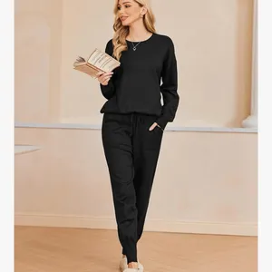 Ekouaer 2 Piece Lounge Set size Xl Black thumbnail 4