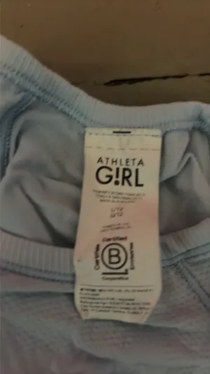Light Blue athleta athletic shirt thumbnail 3