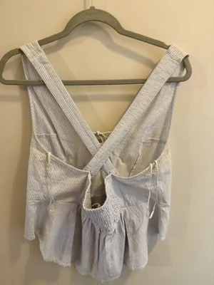 Free People Peplum Tank Top Striped thumbnail 3