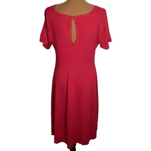 Torrid Mini Sweater Skater Dress in red size 2X thumbnail 3