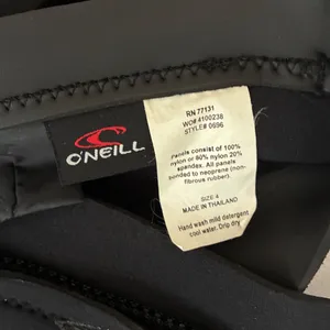 O'Neill Epic Womens 4 Black 3/2mm Back Zip Full Wetsuit Long Sleeve 0696 thumbnail 3