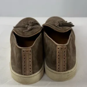 Frye‎ Suede Gemma Tassel Slip On Shoe in Brown Size 10 thumbnail 5