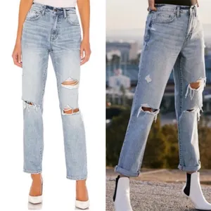 Pistola Presley High Rise‎ Relaxed Roller Jeans in Primetime thumbnail 2