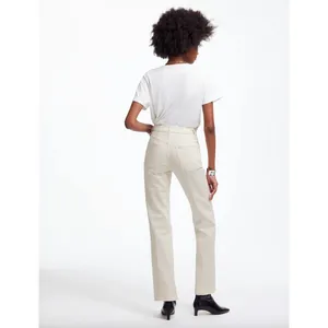 Madewell Relaxed Bootcut Jeans Vintage Ivory Comfort StretchHigh Rise US 29 NWT thumbnail 4