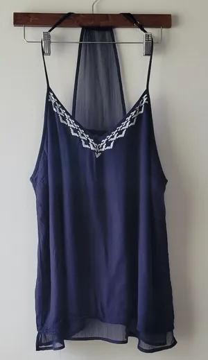 Lucky Brand Tank with Embroidery thumbnail 1