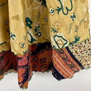 Reversible Wrap Maxi Skirt BINS612 thumbnail 4
