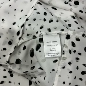 Rachel Zoe White Blouse Pleaded Neckline thumbnail 5