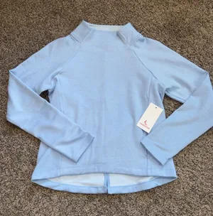 Leapstride Pullover size medium NWT Blue thumbnail 1