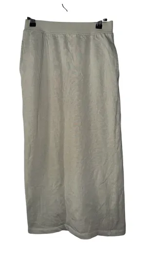 Zara Sage Green Pull On Maxi Skirt, Small thumbnail 1