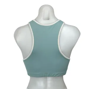 Splits59 Blue Green Sleeveless Racerback Fitness Workout Sports Bra Tank Top M thumbnail 2