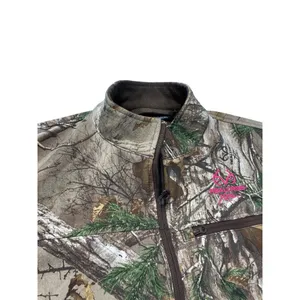 Realtree Womens Xtra Camo Full Zip Jacket With Pink Logo Size L SKU 9298 thumbnail 3