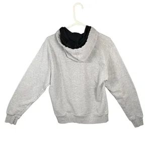 Champion Womens Hoodie Sweatshirt‎ Gray Pullover Long Sleeve Spellout Small thumbnail 2