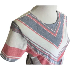 Womens Ces Femme Cotton Candy Striped Resort Dress - Sz S thumbnail 3