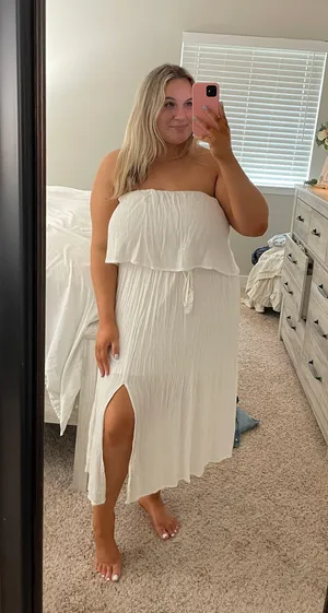 XL white Dress thumbnail 1
