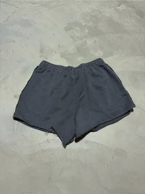 Aerie Casual Elastic-Waist Charcoal Grey Shorts medium thumbnail 7