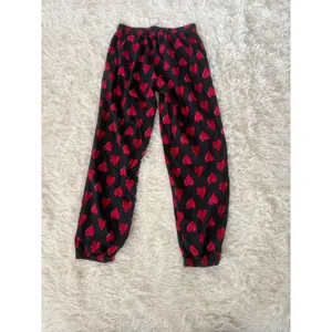 Victoria's‎ Secret Pajama Pants Women's XS Black Red Hearts Lounge Sleepwear thumbnail 2