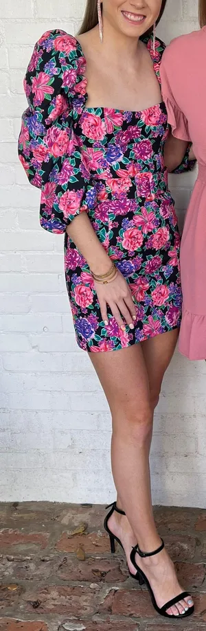 ZARA Floral dress thumbnail 1