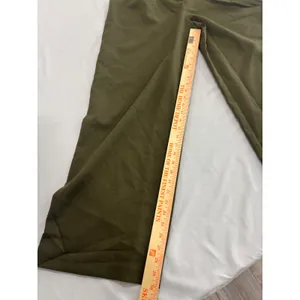 Lulus Olive Green Wide Leg Trousers High Waisted Pleated Dress Pants Size 12 NEW thumbnail 6