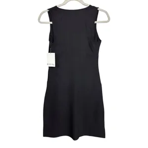 Soybu Sport Womens XS Black Casual Sleeveless Dress With Pockets NWT Knee Length thumbnail 7