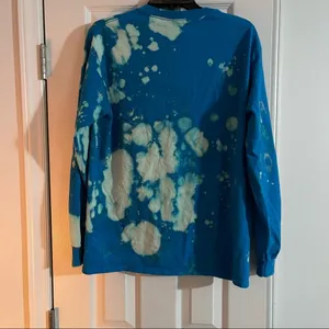 Carolina Panthers Custom One Of A Kind Reverse Dyed Graphic Tee SZ M thumbnail 6