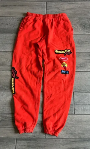 Shadow Hill Red Graphic Fleece Joggers thumbnail 1