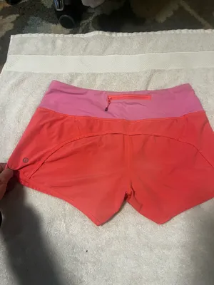 Lululemon Shorts Hot Hotty Pink Hot thumbnail 6