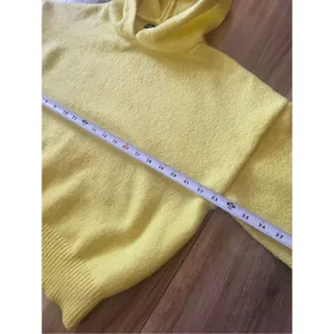 AQ-SPORT Women’s Knit Hoodie Sweater Yellow Size M thumbnail 5