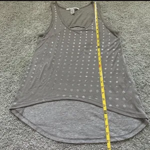 American Rag Cie Sleeveless Taupe Brown Tank Top thumbnail 6