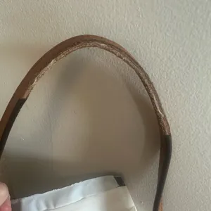 Tory Burch Cognac Leather Tote with Gold Logo thumbnail 7