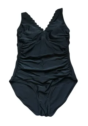 Shade and Shore Scalloped One Piece Swimsuit thumbnail 1