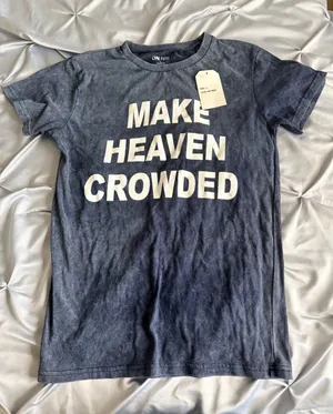 On Fire Women's Navy Heather Short Sleeve Tee thumbnail 1